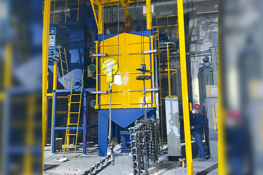 Schussstrahlmaschine