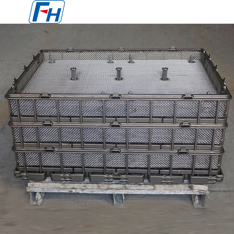 Wärmebehandlungskörbe, kundenspezifische Drahtkörbe