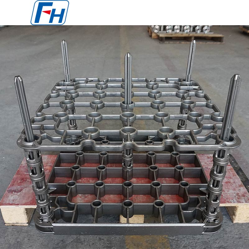 Ölgekühlte Wannenhalterungen aus 1.4848-Legierung, geeignet für CFC-Halterungen in Kastenöfen