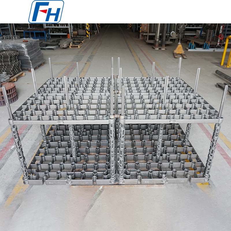 Luft- und Raumfahrtzertifizierung für hitzebeständige Stahlvorrichtungen für die Vakuumwärmebehandlung von Titanlegierungskomponenten