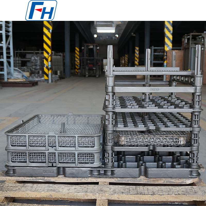 Modulare Feinguss-Wärmebehandlungsvorrichtungen für Chargen- und Durchlauföfen