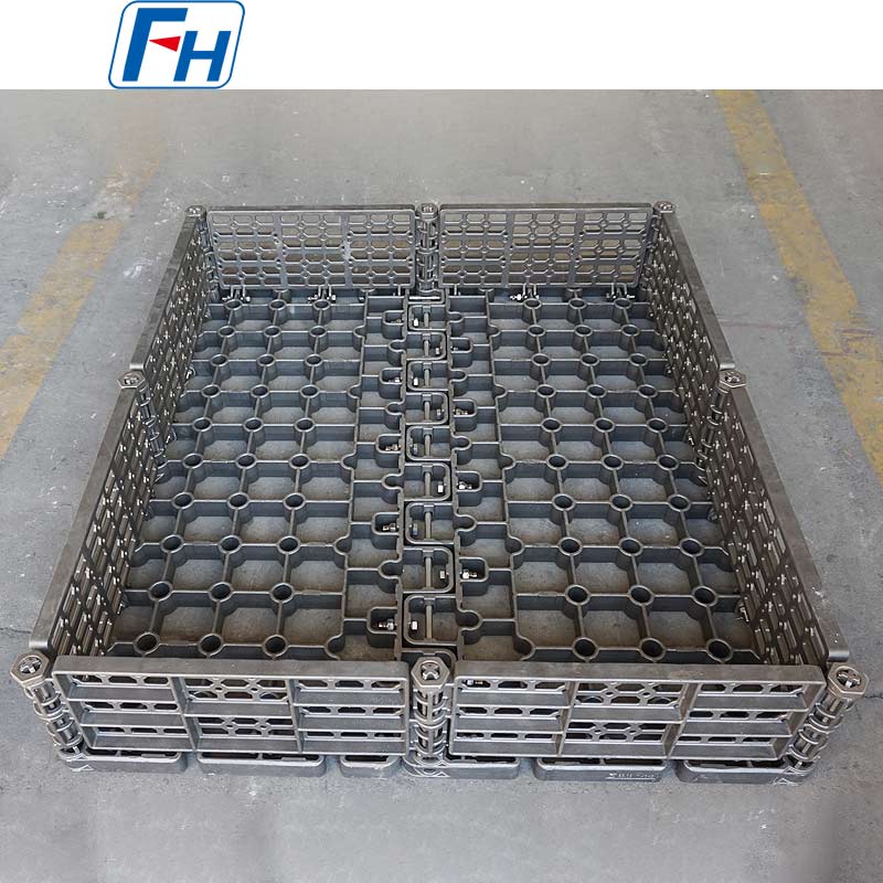 FH® Ölgekühlter Wärmebehandlungsbeschickungskorb für Rollenherdöfen