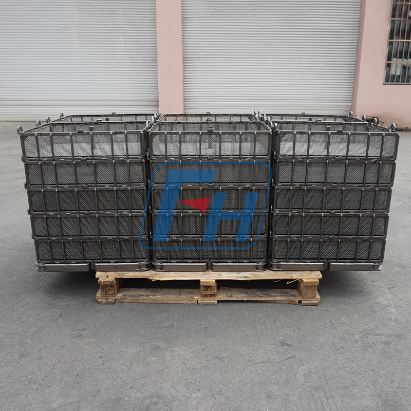 Wärmebehandlungskörbe für Nitrierofen 592x442x132mm