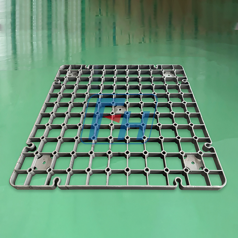 Bodenwanne zum Abschrecken von Polymeren, 1500 x 1500 x 60 mm