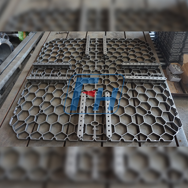 Bodenwanne für Rollenofen 1800 x 1800 x 3 mm